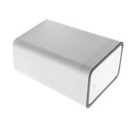 VBESTLIFE Papelera de Plástico Sellada de Gran Capacidad con Interruptor de Presión para Uso en Casa, Sala de Estar y Oficina (WHITE)