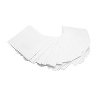 VBESTLIFE Paquete de 100 Fundas para CD, sobre de Papel Blanco Grueso de Primera Calidad para CD y DVD con Ventana Transparente Recortada y Solapa, para Discos de 8 Cm/3,15 Pulgadas