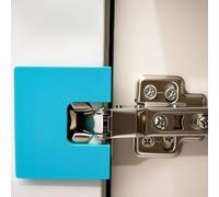 VBESTLIFE Paquete de 2 Placas de Reparación de Bisagras de Gabinete, Fácil Montaje, Placa de Kit de Reparación de Bisagras de Acero Inoxidable con Tornillos para Armario