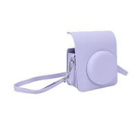 VBESTLIFE Para Funda de Cámara Mini 13, Funda Protectora Vintage Retro de Cuero PU con Cubierta Superior Extraíble y Correa de Hombro Ajustable (Purple)