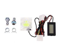 VBESTLIFE PC Computer Termómetro Digital de Refrigerado por Agua, Termómetro Digital Y Medidor de Flujo de 3 Vías para Kit de de Refrigeración por Agua.