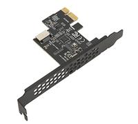 VBESTLIFE PCIe a USB 3.2 Tarjeta de Expansión 5Gbps PCIe X1 de Alta Velocidad a USB3.2 Gen1 Tipo E 20PIN para Escritorio Frontal Tipo C Negro (PCIE X1 a USB3.2)
