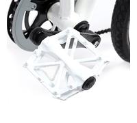 VBESTLIFE Pedales de Bicicleta de Aluminio, 1 par de Pedales Planos para Bicicleta de Montaña, Plataforma Antideslizante, Agarre Ancho, Aleación de Aluminio Antideslizante para, de Carretera, BMX,