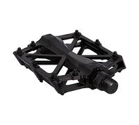 VBESTLIFE Pedales de Bicicleta de Aluminio, Pedales Planos Antideslizantes para Ciclismo de Montaña y Carretera, Jaula Antideslizante de Plataforma Ancha para BMX, Resistente a la Corrosión, Ligero
