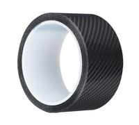 VBESTLIFE Película Protectora de Fibra de Carbono Negra, Protector de Borde de Puerta de Coche, Pegatina Antiarañazos (#2)
