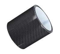 VBESTLIFE Película Protectora de Fibra de Carbono Negra, Protector de Borde de Puerta de Coche, Pegatina Antiarañazos (#4)