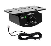 VBESTLIFE Perilla de Control de Graves Universal, Control de Volumen de Subwoofer de 6 Pines con Cable de Extensión de 13 Pies, Compatible con la Mayoría de los Amplificadores de Automóvil