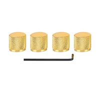 VBESTLIFE Perillas Guitarra,4 Piezas Repuestos Control Tono Volumen Dorado,Repuestos Guitarra Electrica Bajo para Músicos Profesionales y Aficionados Reparación y Estudio