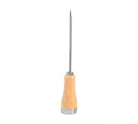 VBESTLIFE Picador de Hielo, Trituradora de Hielo de Acero Inoxidable con de Madera, Punzón Rompehielos de 8,47 Pulgadas para Cocina, Bar, Camping, Trituradora de Bloques para Extracción de