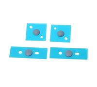 VBESTLIFE Pies Inferiores de la Caja del Ordenador Portátil para Microsoft Surface 3ª/4ª/5ª Generación, Pies Antideslizantes de la Parte Inferior Redonda de Repuesto (Azul)