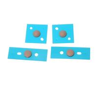 VBESTLIFE Pies Inferiores de la Caja del Ordenador Portátil para Microsoft Surface 3ª/4ª/5ª Generación, Pies Antideslizantes de la Parte Inferior Redonda de Repuesto (Oro Rosa)