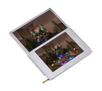 Vbestlife Pieza de Reparación de Repuesto de La Pantalla LCD Superior e Inferior para 2DS