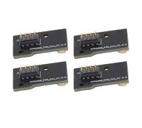 VBESTLIFE Placa Adaptadora de Ventilador de Cubierta Frontal Extrusora para Impresora 3D Puente de Señal PCB, Compatible con Ventilador , Reemplazo de Ajuste de Voltaje de 4 Piezas, Fácil