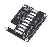 VBESTLIFE Placa Adaptadora PCIe a 4 Ch PCIe FFC para RasPi 5, Módulo de Expansión PCIe con 4 Conectores FFC, para Apilar Varios Hat PCIe
