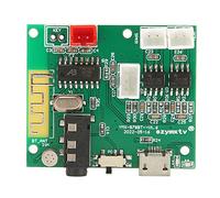 VBESTLIFE Placa Amplificadora de Potencia, PCB Estable Bluetooth 5.0 3.5AUX Entrada 3POUT Salida Módulo de Placa Amplificadora de Sonido Digital con Cable de Alimentación Y Cable de Sonido