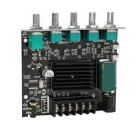 VBESTLIFE Placa Amplificadora ZK-MT21 BT para Altavoces de 15-100W 4-8Ω, Placa Amplificadora de Potencia Digital Estéreo de Sonido de Alta Potencia con Amplia Compatibilidad, Fácil Instalación