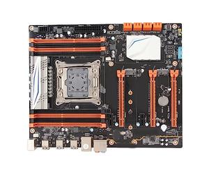 VBESTLIFE Placa Base DDR3 con 8 Ranuras de Memoria DDR3, 32 GB M.2, 8 SATA3.0, Pista de Sonido 7.1 con Tarjeta de Diagnóstico Digital para Reemplazo de Computadora y PC