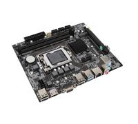 VBESTLIFE Placa Base de Computadora H110, DDR4 USB3.0 M.2 NVME Parring Board con Interfaces de Pantalla VGA HD, para LGA 1151 Celeron Core