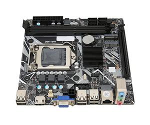VBESTLIFE Placa Base H61-ME Mini ITX con Ranura para CPU LGA1155, Ranura para Memoria DDR3 de Doble Canal, con VGA HDMI y 10 Interfaces USB2.0