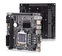 VBESTLIFE Placa Base para Juegos H110, Mini ITX LGA1151 DDR4 de Doble Canal M.2 NVMe SATA3.0 PCIe X16 Placa Base para Computadora con HDMI VGA USB 3.0