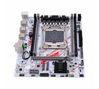 VBESTLIFE Placa base para juegos X99, LGA 2011, 3 zócalos, soporte para CPU E5 V3 V4, DDR3 de 4 canales de 128 GB, NVMe NGFF dual M.2, PCIe x16, Gigabit LAN, USB 3.0, para PC de escritorio