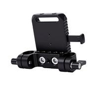 VBESTLIFE Placa de Batería de Montaje en V con Abrazadera de Varilla Doble de 15 Mm, Placa de Bloqueo en V para Cámara DSLR sin Espejo Ursa Mini Pro
