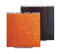 VBESTLIFE Placa de Construcción PEO PEY, Plataforma de Impresión Holográfica de Doble Cara de 276x293 Mm para Impresora 3D PLA TPU PETG