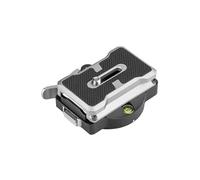 VBESTLIFE Placa de Liberación Rápida para Cámara, de Liberación Rápida con Bloqueo Automático de 38 Mm, Base Multifuncional para Trípode, monopié, Control Deslizante, etc. (Black)