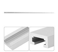 VBESTLIFE Plantilla de Guía de Inglete con Ranura en T Duradera de Aleación de Aluminio para Accesorios de Bricolaje para Carpintería, 1000 Mm para Enrutadores y Sierras de Cinta (Ranura en T de