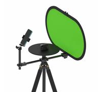 VBESTLIFE Plataforma Giratoria de Fotografía Profesional de 360°, ángulo de Disparo Ajustable, Plataforma Giratoria de Vídeo Portátil para Cámara Giratoria, Trípode No Incluido