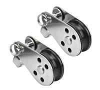 VBESTLIFE Poleas de Nailon de Acero Inoxidable, 2 uds., Polea de Elevación Pequeña para Barco, Vela, Kayak