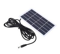 VBESTLIFE Polysilicon Solar Power, 2W 5V Panel Solar Panel de batería con Interfaz de CC Carga para batería de 3.7V Lámpara de jardín para Exteriores