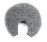 VBESTLIFE Popular Hilo de Lana Larga Suave Mohair Pashm Angora para Proyectos de Tejido Antiencogimiento, Material Suave y Noble, Conveniente y Duradero, Adecuado para Bufandas Chales (09 rosa rosa)