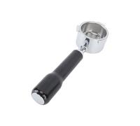 VBESTLIFE Portafiltro sin Fondo de 2.008 in, 3 Orejas, Portafiltro sin Fondo para con Cesta de Filtro para Casero, Acero Inoxidable Resistente a la Corrosión, Ergonómico para un Agarre Cómodo,
