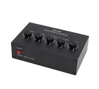 VBESTLIFE Preamplificador de Instrumento, Ecualizador de 4 Bandas, Amplificador de Auriculares Recargable con Ganancia Limpia de 22 DB, Salida Dual de 600 Ohmios