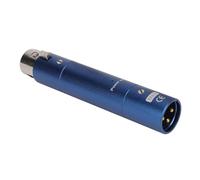 VBESTLIFE Preamplificador de Micrófono en Línea, Amplificador de Micrófono XLR de Ganancia de 28dB, Amplificación Activa sin Pérdidas, Plug and Play para Transmisión en Vivo (BLUE)