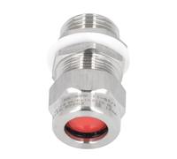 VBESTLIFE Prensaestopas de Acero Inoxidable 304 G1/2, Conector a Prueba de Agua IP66, Resistente a la Corrosión para Vehículos Marinos, Cajas de Conexiones
