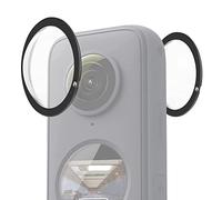 VBESTLIFE Protectores de Lentes Duales para Insta360 One X2, Protectores de Lentes Duales para Evitar Rasguños Cubierta Protectora de PC de Alta Transmitancia para Insta360 One X2