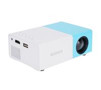 VBESTLIFE Proyector Inteligente, Mini Proyector Portátil Full HD 1080p, Compatible con la Computadora Portátil de TV para Teléfonos Inteligentes, para el Cine en Casa Al Aire Libre para