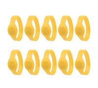 VBESTLIFE Pulsera de Silicona de 125Khz IP68 a Prueba de Agua 10 Uds Tarjeta de Control de Acceso para Piscina Sauna (YELLOW)