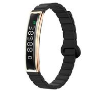 VBESTLIFE Pulsera Inteligente Rastreador de Ejercicios, Contador de Pasos para Mujeres y Hombres, Recordatorio de Llamadas Bluetooth 5,3, Obturador Remoto del Teléfono, a Prueba de Agua (Gold)