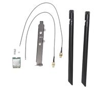VBESTLIFE QCNCM865 Tarjeta WiFi 7, 5.8 Gbps M.2 Key E Tri Band, Antenas Duales, Módulo Adaptador Inalámbrico de Red para Wins 11