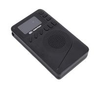 VBESTLIFE Radio FM Dab Recargable con Altavoz BT y Ranura de Tarjeta SD, 3 en 1 Radio de Bolsillo Portátil de Mano, Pantalla de Color de 1.44 "y 1000 MAh para Uso Al Aire Libre