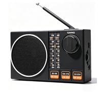 VBESTLIFE Radio Portátil, Pequeña y Ligera FM Am SW Banda Completa con Antena Retráctil, para Acampar Al Aire Libre Regalo para Personas Mayores