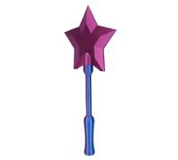 VBESTLIFE Ranura Oculta Segura Tarjeta de Crédito Impresa en 3D Varita Diseño de Estrella Toque sin Contacto para Pagar Titular de la Tarjeta PLA para Transacciones Sencillas (rojo azul)