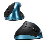 VBESTLIFE Ratón Ergonómico, Ratón Vertical Inalámbrico, Seguimiento óptico de 800-1600 dpi, 2.4 GHz con Receptor USB, 6 Botones, Amplia compatibilidad.