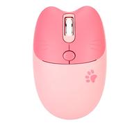 VBESTLIFE Ratón Inalámbrico 2,4G, Ratón Óptico Silencioso con Receptor USB, 3 Niveles de dpi Ajustables, Uso Silencioso, para Ordenador Portátil, PC de Escritorio (Pink)