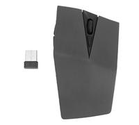 VBESTLIFE Ratón Inalámbrico Plegable, 2,4 GHz para Ordenador PC con Receptor USB para Ordenador Portátil, 6 Teclas, 800/1200 dpi, Slient (Grey)