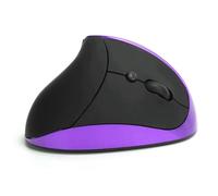 VBESTLIFE Ratón óptico Inalámbrico, Ratón Vertical Portátil, Conveniente, Conveniente para la Oficina, Juegos, Computadora, Hogar (Purple)