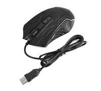 VBESTLIFE Ratón para Juegos, ratón silencioso con Cable USB para Ordenador portátil de sobremesa, ratón Delgado portátil